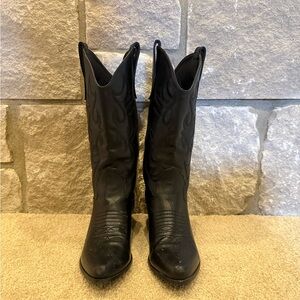 Black Western Cowboy Boots